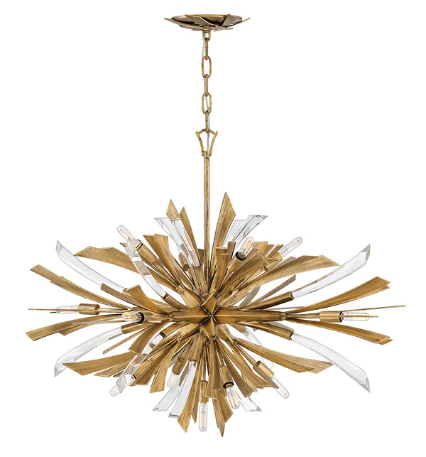 Fredrick Ramond - FR40906BNG - LED Pendant - Vida - Burnished Gold from Lighting & Bulbs Unlimited in Charlotte, NC