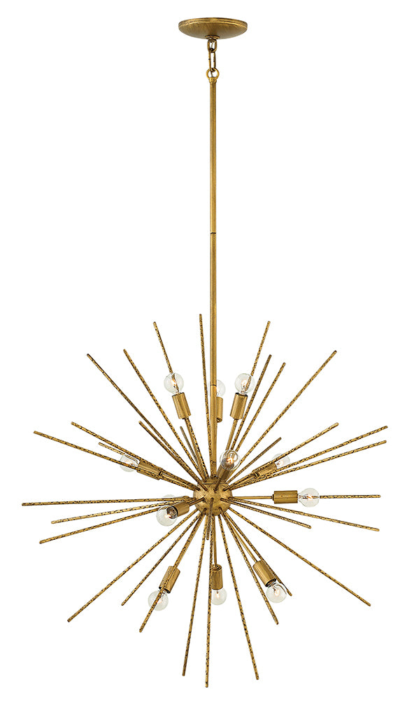 Fredrick Ramond - FR43015BNG - LED Chandelier - Tryst - Burnished Gold from Lighting & Bulbs Unlimited in Charlotte, NC