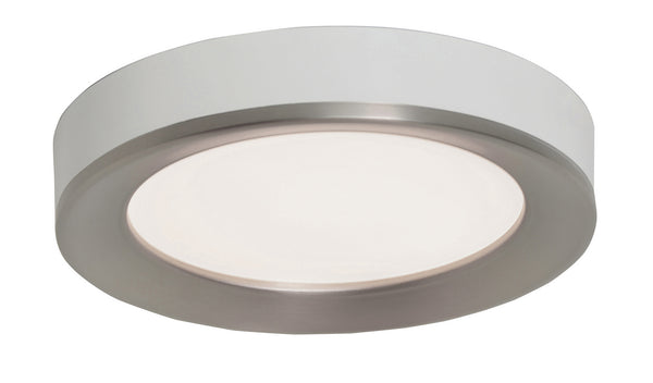 AFX Lighting - AAF162600L30D1SNWH - LED Flush Mount - Alta - Satin Nickel & White from Lighting & Bulbs Unlimited in Charlotte, NC