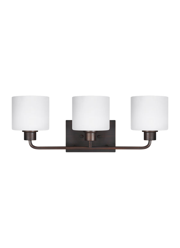 Generation Lighting - 4428803-710 - Three Light Wall / Bath - Canfield - Bronze from Lighting & Bulbs Unlimited in Charlotte, NC