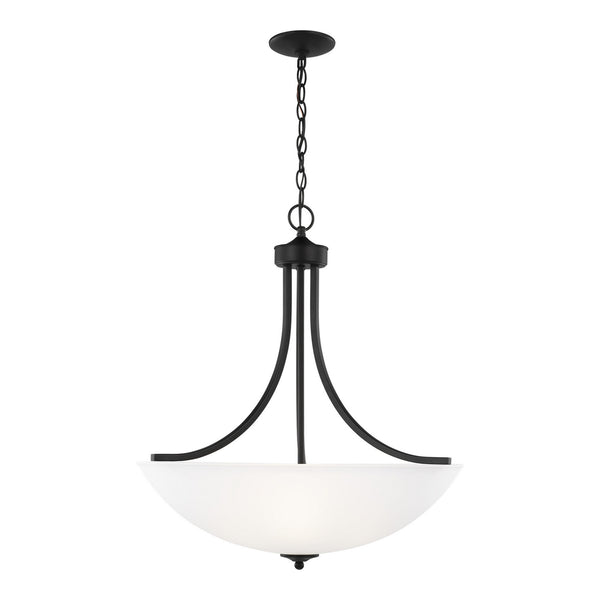 Generation Lighting - 6616504EN3-112 - Four Light Pendant - Geary - Midnight Black from Lighting & Bulbs Unlimited in Charlotte, NC