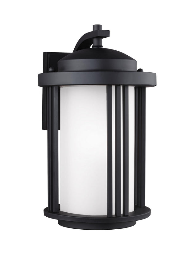 Generation Lighting - 8747901DEN3-12 - One Light Outdoor Wall Lantern - Crowell - Black from Lighting & Bulbs Unlimited in Charlotte, NC