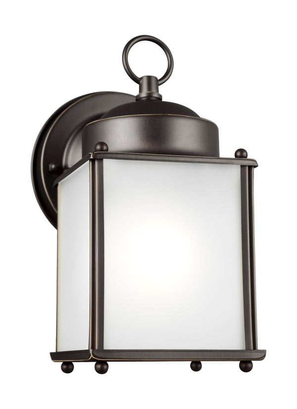 Generation Lighting - 8592001-71 - One Light Outdoor Wall Lantern - New Castle - Antique Bronze from Lighting & Bulbs Unlimited in Charlotte, NC