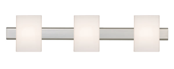 Besa - 3SW-TITO07-LED-SN - LED Vanity - Tito - Satin Nickel from Lighting & Bulbs Unlimited in Charlotte, NC