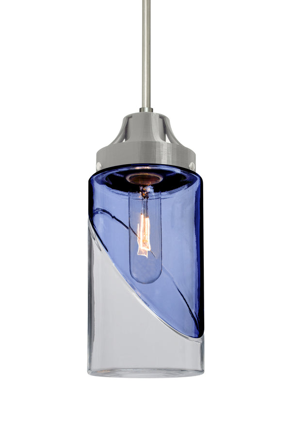 Besa - J-BLINKBL-SN - One Light Pendant - Blink - Satin Nickel from Lighting & Bulbs Unlimited in Charlotte, NC