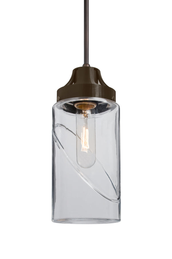 Besa - J-BLINKCL-BR - One Light Pendant - Blink - Bronze from Lighting & Bulbs Unlimited in Charlotte, NC