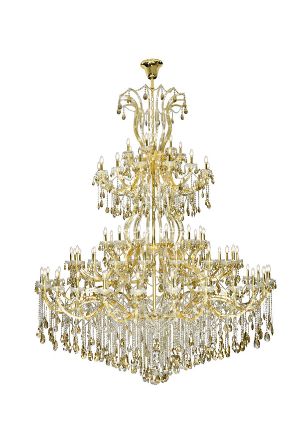 Elegant Lighting - 2803G120G-GT/RC - 84 Light Chandelier - Maria Theresa - Gold from Lighting & Bulbs Unlimited in Charlotte, NC