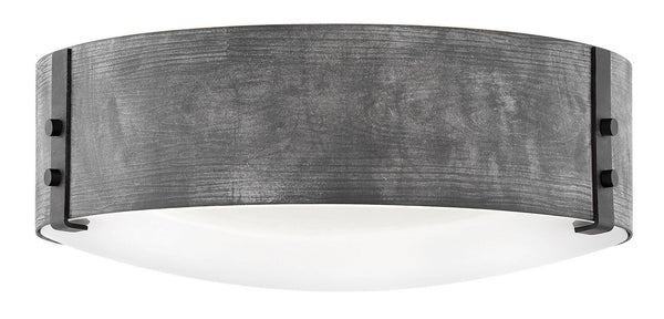 Hinkley - 29203DZ - LED Flush Mount - Sawyer - Aged Zinc from Lighting & Bulbs Unlimited in Charlotte, NC