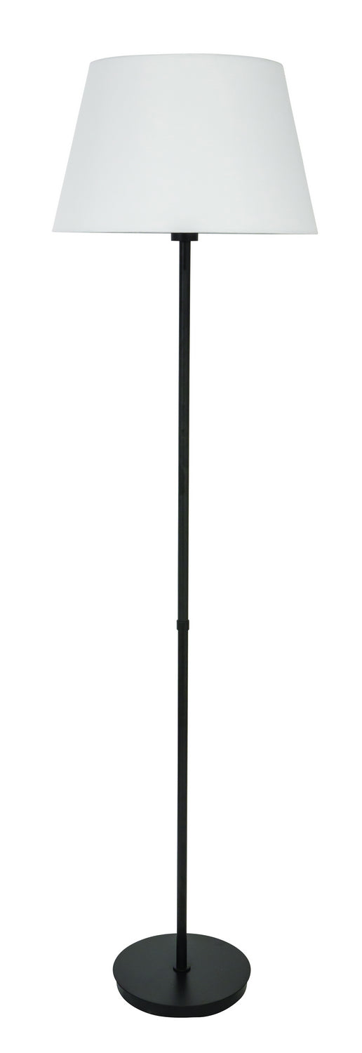 Three Light Floor Lamp from the Vernon Collection in Black Finish by House of Troy (on Backorder ~4/10/2023*)