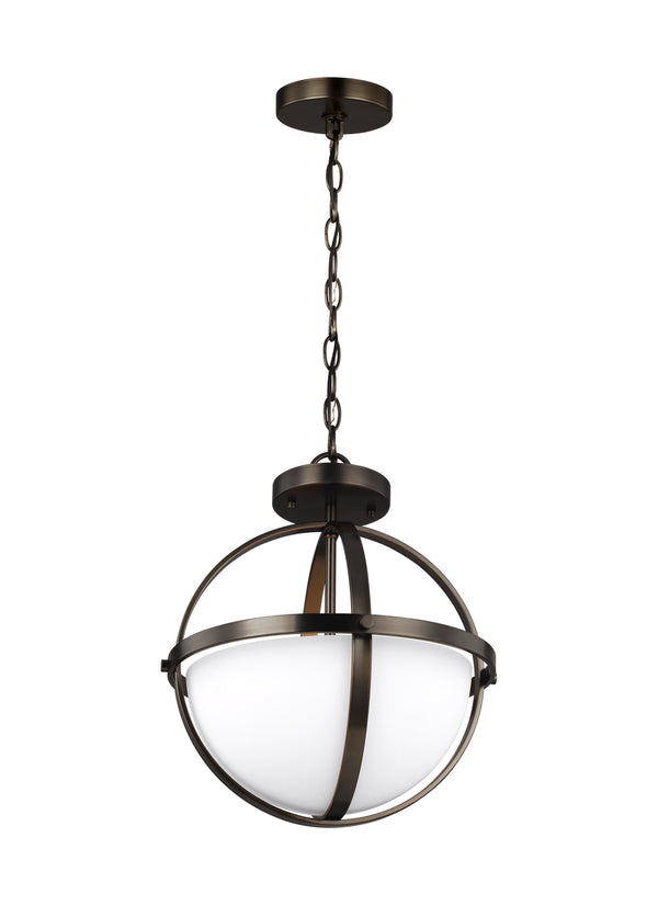 Generation Lighting - 7724602EN3-778 - Two Light Semi-Flush Convertible Pendant - Alturas - Brushed Oil Rubbed Bronze from Lighting & Bulbs Unlimited in Charlotte, NC