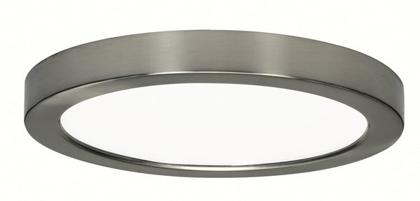 Satco - S29337 - LED Flush Mount - Brushed Nickel from Lighting & Bulbs Unlimited in Charlotte, NC