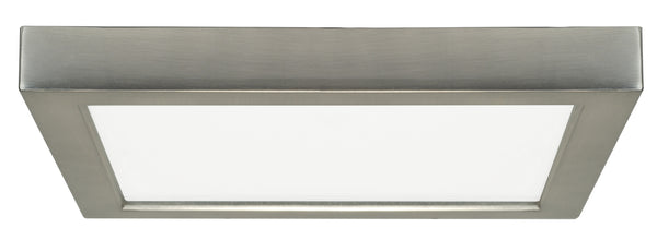 Satco - S29341 - LED Flush Mount - Brushed Nickel from Lighting & Bulbs Unlimited in Charlotte, NC