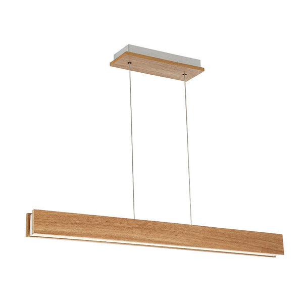 Modern Forms - PD-58738-WAL - LED Linear Pendant - Drift - Walnut from Lighting & Bulbs Unlimited in Charlotte, NC