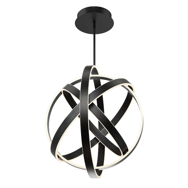 Modern Forms - PD-61728-BK - LED Chandelier - Kinetic - Black from Lighting & Bulbs Unlimited in Charlotte, NC
