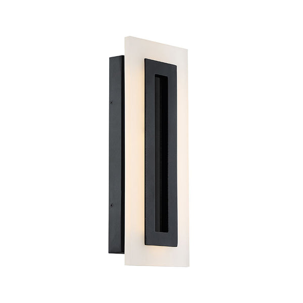 Modern Forms - WS-W46817-BK - LED Outdoor Wall Sconce - Shadow - Black from Lighting & Bulbs Unlimited in Charlotte, NC