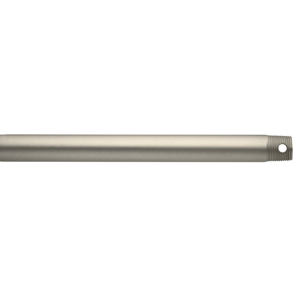 Kichler - 360000NI - Fan Down Rod 12 Inch - Accessory - Brushed Nickel from Lighting & Bulbs Unlimited in Charlotte, NC