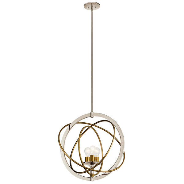 Kichler - 44202PN - Three Light Pendant - Ibis - Polished Nickel from Lighting & Bulbs Unlimited in Charlotte, NC