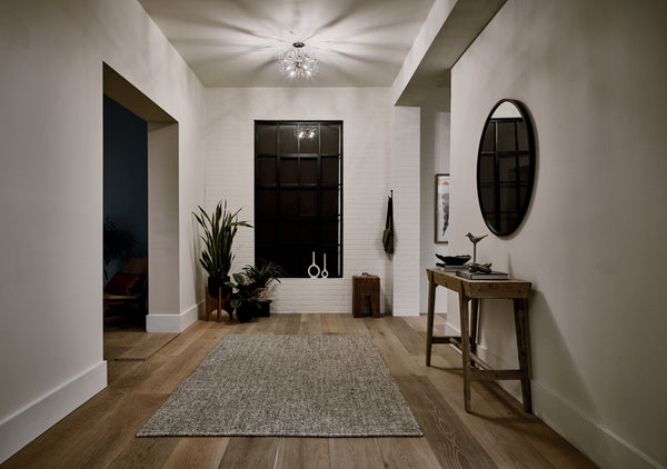 Four Light Semi Flush Mount from the Eris Collection in Polished Nickel Finish by Kichler