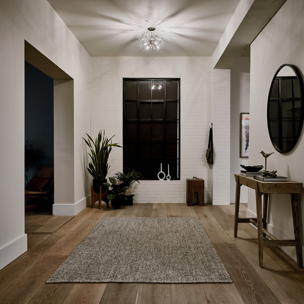 Four Light Semi Flush Mount from the Eris Collection in Polished Nickel Finish by Kichler