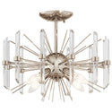 Kichler - 44277PN - Four Light Semi Flush Mount - Eris - Polished Nickel from Lighting & Bulbs Unlimited in Charlotte, NC