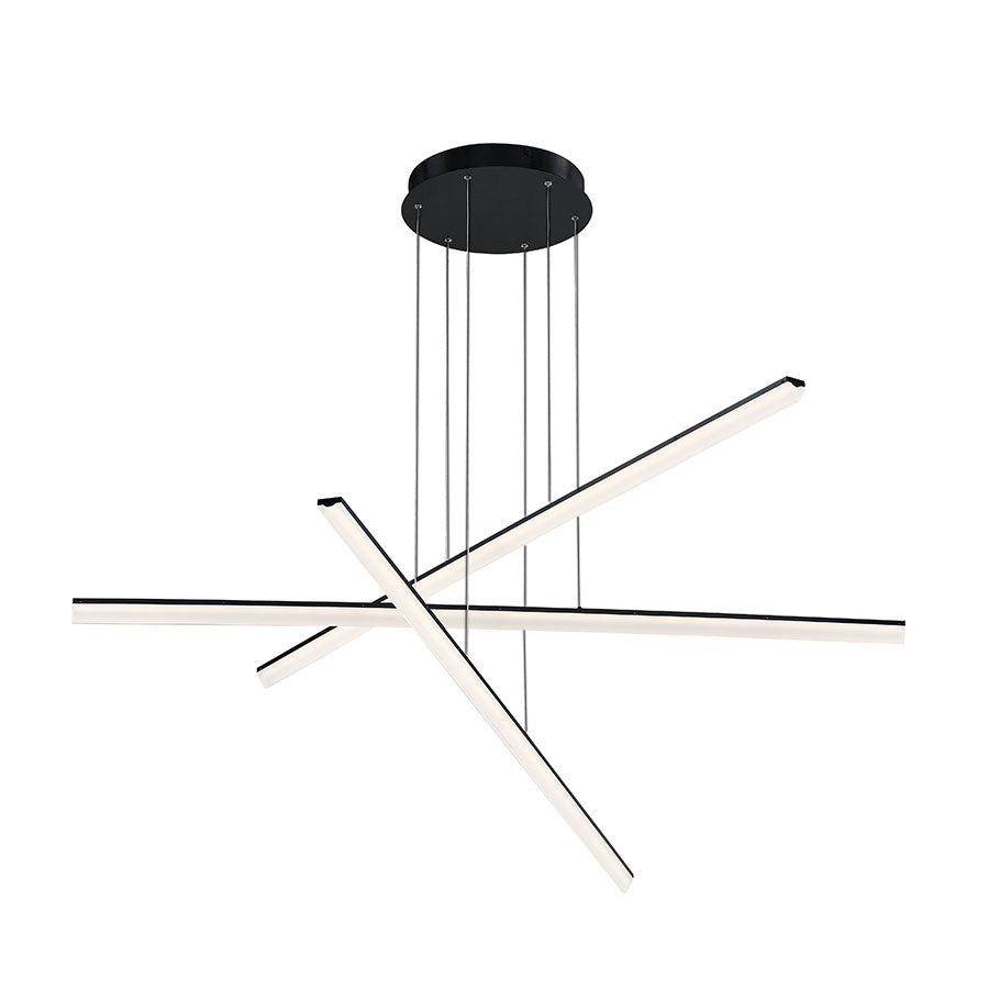 W.A.C. Lighting - PD-29803-BK - LED Pendant - Stack - Black from Lighting & Bulbs Unlimited in Charlotte, NC