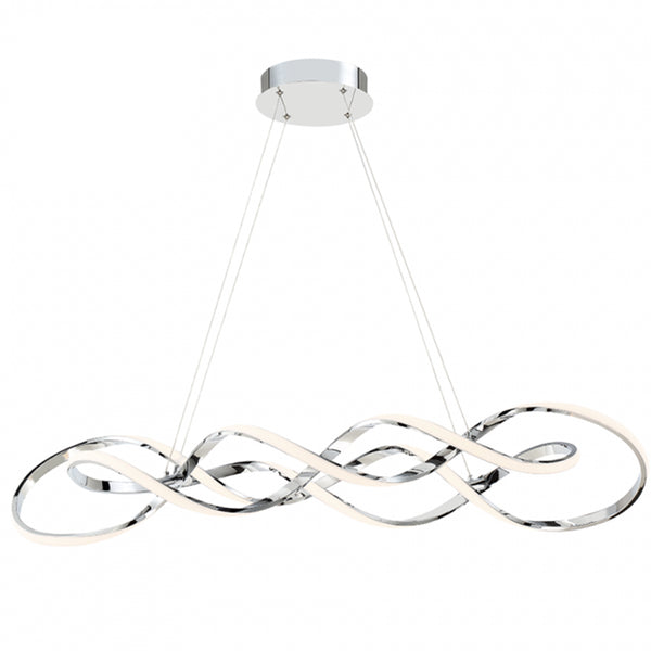W.A.C. Lighting - PD-47839-CH - LED Pendant - Interlace - Chrome from Lighting & Bulbs Unlimited in Charlotte, NC