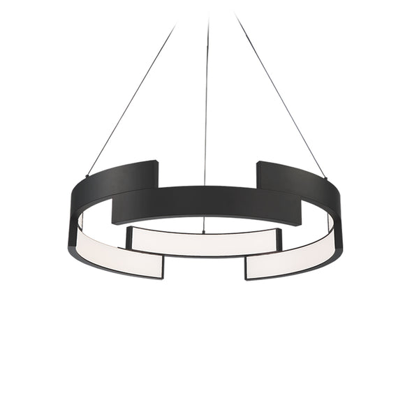 W.A.C. Lighting - PD-95838-BK - LED Pendant - Trap - Black from Lighting & Bulbs Unlimited in Charlotte, NC