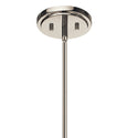 Three Light Chandelier from the Telan Collection in White Washed Wood Finish by Kichler