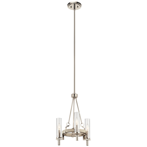 Kichler - 44286WWW - Three Light Chandelier - Telan - White Washed Wood from Lighting & Bulbs Unlimited in Charlotte, NC