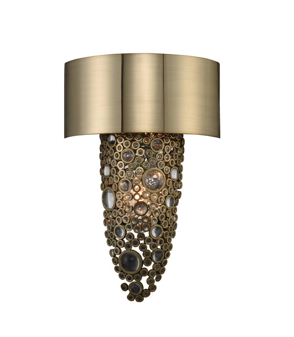 Allegri - 034220-038-FR001 - Two Light Wall Sconce - Ciottolo - Brushed Champagne Gold from Lighting & Bulbs Unlimited in Charlotte, NC