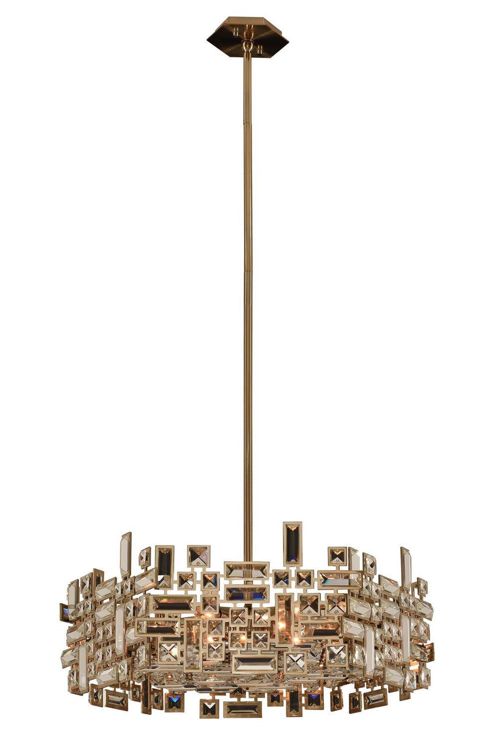 Allegri - 11197-038-FR001 - Six Light Pendant - Vermeer - Brushed Champagne Gold from Lighting & Bulbs Unlimited in Charlotte, NC