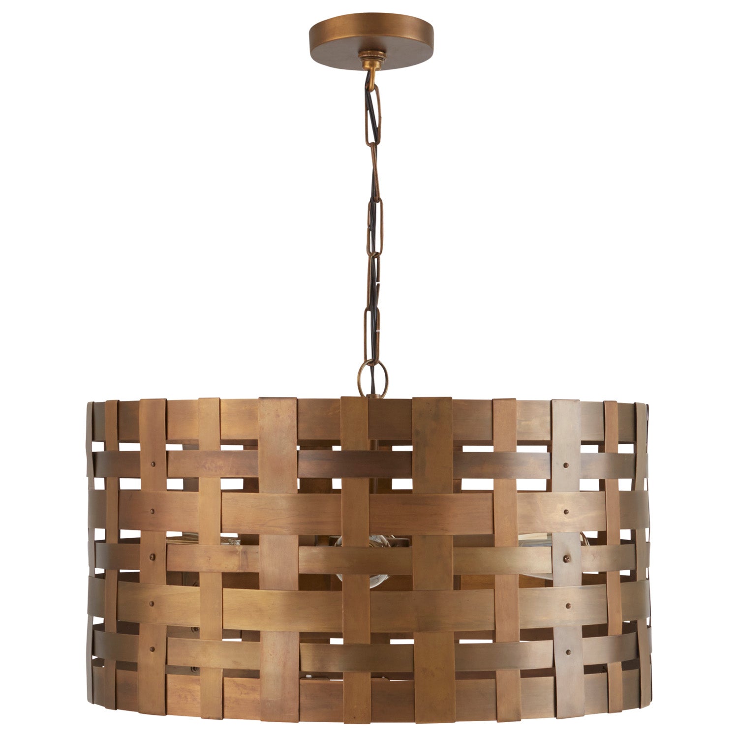 Capital Lighting - 330441PA - Four Light Pendant - Alta - Patinaed Brass from Lighting & Bulbs Unlimited in Charlotte, NC
