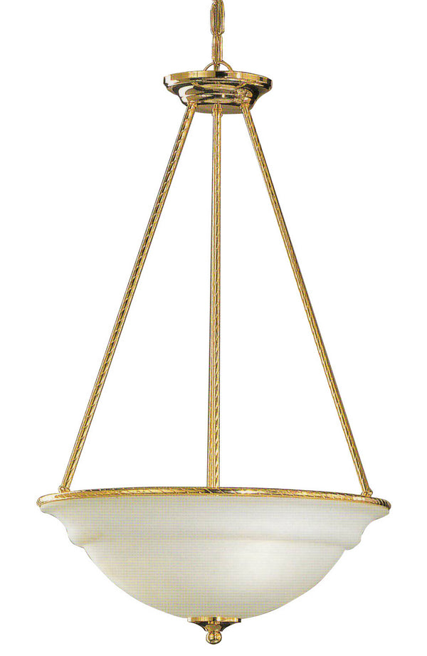 Classic Lighting - 40205 G - Three Light Pendant - Portofino - Gold from Lighting & Bulbs Unlimited in Charlotte, NC