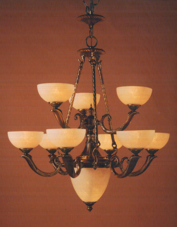 Classic Lighting - 5656 ABZ - Ten Light Chandelier - Valencia - Antique Bronze from Lighting & Bulbs Unlimited in Charlotte, NC