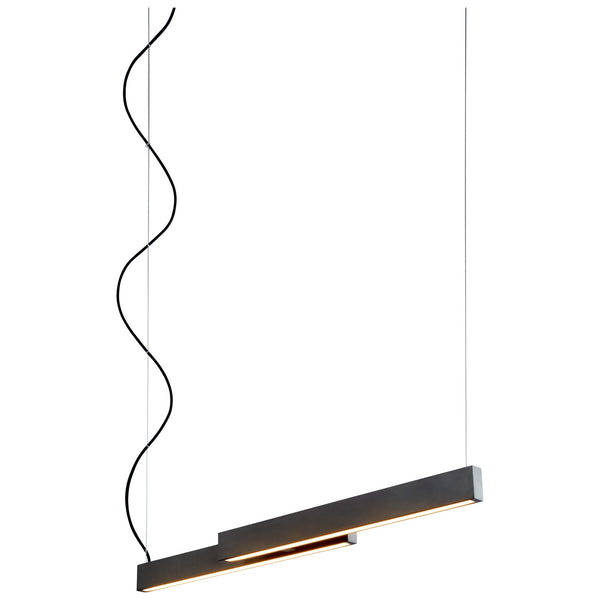 Oxygen - 32-642-15 - LED Pendant - Klone - Black from Lighting & Bulbs Unlimited in Charlotte, NC