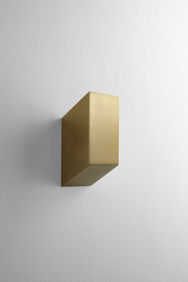 Oxygen - 3-500-40 - LED Wall Sconce - Uno - Aged Brass from Lighting & Bulbs Unlimited in Charlotte, NC