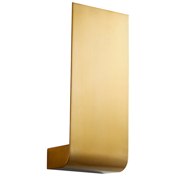 Oxygen - 3-535-40 - LED Wall Sconce - Halo - Aged Brass from Lighting & Bulbs Unlimited in Charlotte, NC