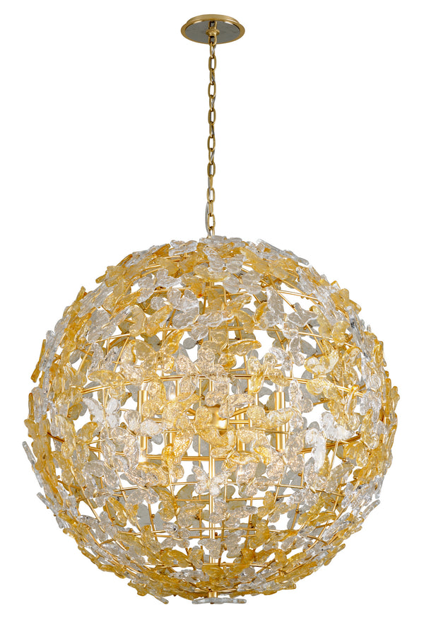 Corbett Lighting - 279-412 - 12 Light Pendant - Milan - Gold Leaf from Lighting & Bulbs Unlimited in Charlotte, NC