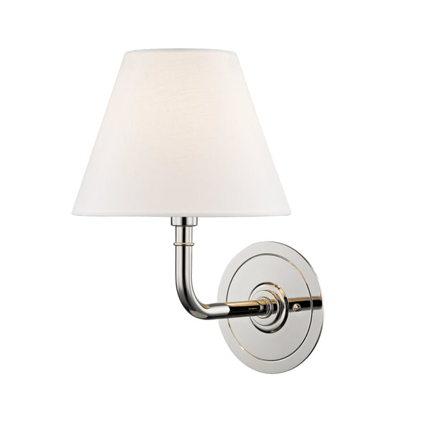 Hudson Valley - MDS600-PN - One Light Wall Sconce - Signature No.1 - Polished Nickel from Lighting & Bulbs Unlimited in Charlotte, NC