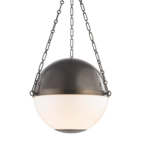 Hudson Valley - MDS751-DB - Three Light Pendant - Sphere No.2 - Distressed Bronze from Lighting & Bulbs Unlimited in Charlotte, NC