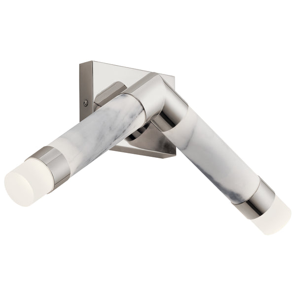 Kichler - 84136 - LED Wall Sconce - Avedu - Polished Nickel from Lighting & Bulbs Unlimited in Charlotte, NC