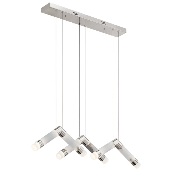 Kichler - 84137 - LED Linear Pendant - Avedu - Polished Nickel from Lighting & Bulbs Unlimited in Charlotte, NC