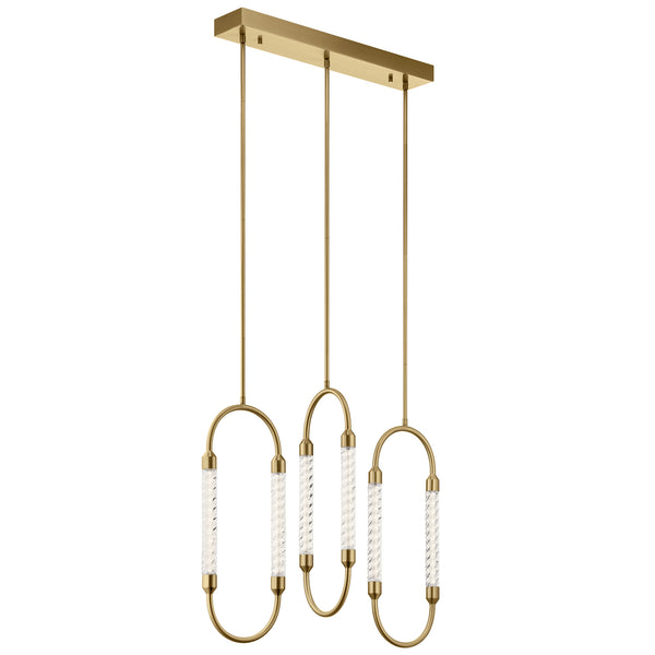 Kichler - 84148 - LED Linear Pendant - Delsey - Champagne Gold from Lighting & Bulbs Unlimited in Charlotte, NC