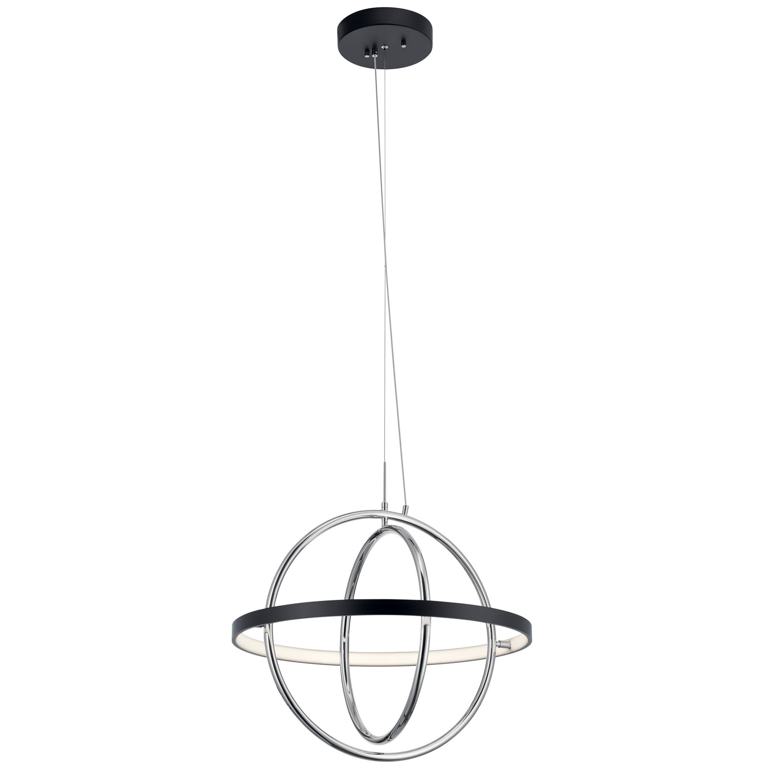 Kichler - 84161 - LED Chandelier - Arvo - Matte Black from Lighting & Bulbs Unlimited in Charlotte, NC