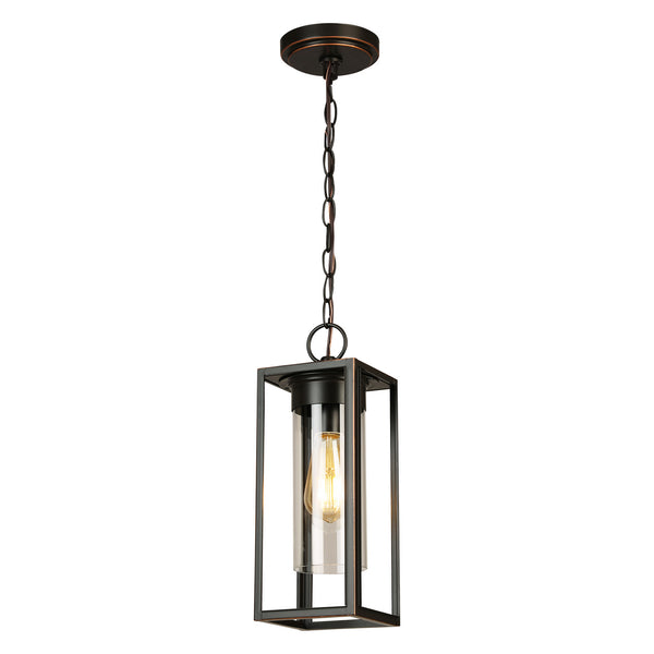 Eglo USA - 203663A - One Light Outdoor Pendant - Walker Hill - Oil Rubbed Bronze from Lighting & Bulbs Unlimited in Charlotte, NC