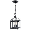 Kichler - 42565BK - Two Light Foyer Pendant Convertible - Larkin - Black from Lighting & Bulbs Unlimited in Charlotte, NC