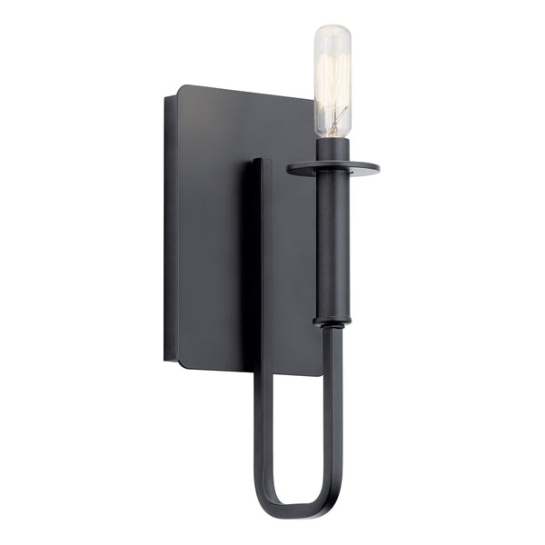 Kichler - 43363BK - One Light Wall Sconce - Alden - Black from Lighting & Bulbs Unlimited in Charlotte, NC