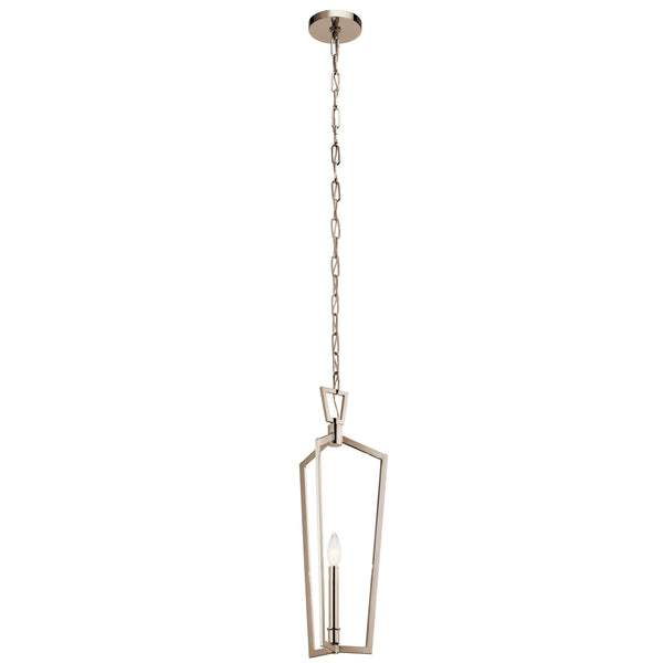 Kichler - 43497PN - One Light Mini Pendant - Abbotswell - Polished Nickel from Lighting & Bulbs Unlimited in Charlotte, NC