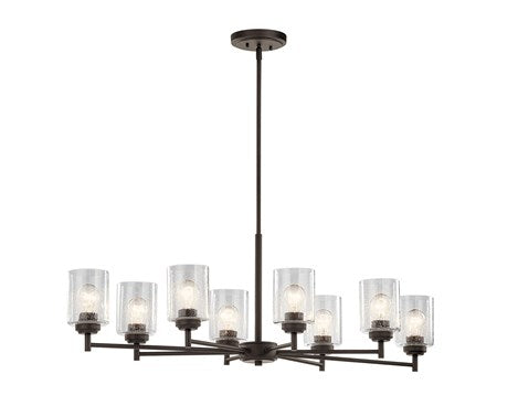 Kichler - 44035OZ - Eight Light Chandelier - Winslow - Olde Bronze from Lighting & Bulbs Unlimited in Charlotte, NC