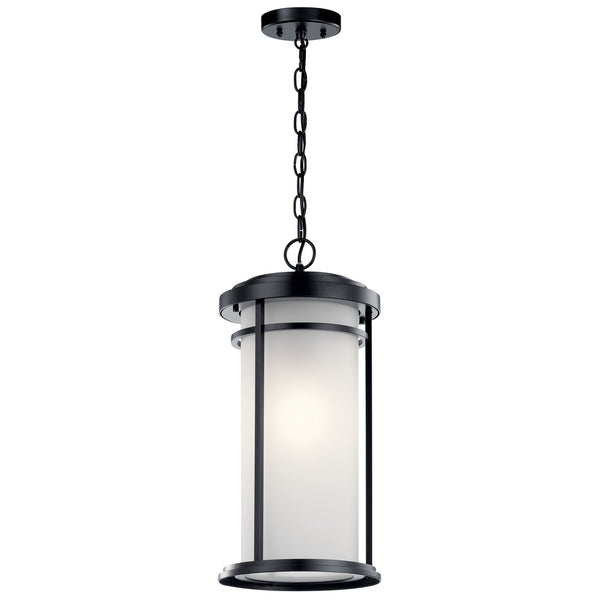 Kichler - 49689BK - One Light Outdoor Pendant - Toman - Black from Lighting & Bulbs Unlimited in Charlotte, NC